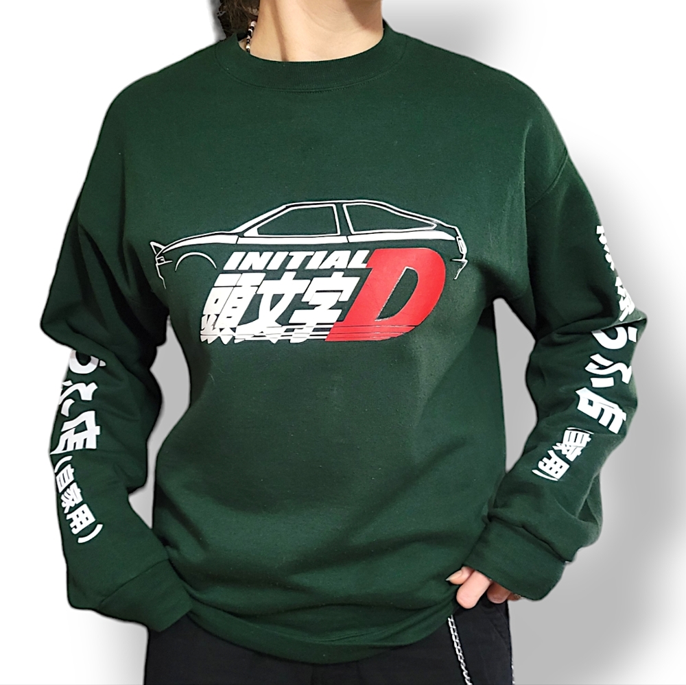 INITIAL D Crewneck JDM Sweatshirt | Japanese Streetwear
